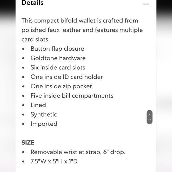 Marc Jacobs Bi-Fold Wallet Wristlet - Picture 6 of 10